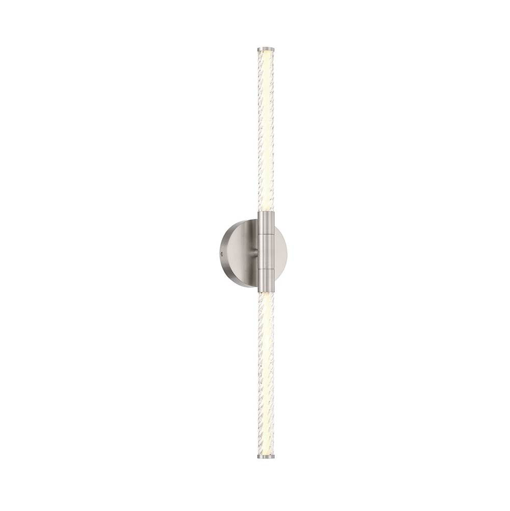 Lib&Co 12079-012 Satin Nickel Volterra, 2 Light Led Wall Mount, Satin Nickel Image 3