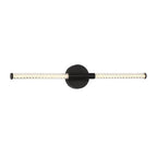 Lib&Co Volterra, 2 Light Led Wall Mount, Satin Nickel