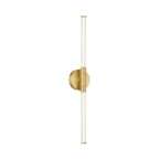Lib&Co 12079-07 Brushed Gold Volterra, 2 Light Led Wall Mount, Plated Brushed Gold Image 3