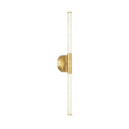 Lib&Co 12079-07 Brushed Gold Volterra, 2 Light Led Wall Mount, Plated Brushed Gold Image 2