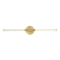 Lib&Co 12079-07 Brushed Gold Volterra, 2 Light Led Wall Mount, Plated Brushed Gold Image 1