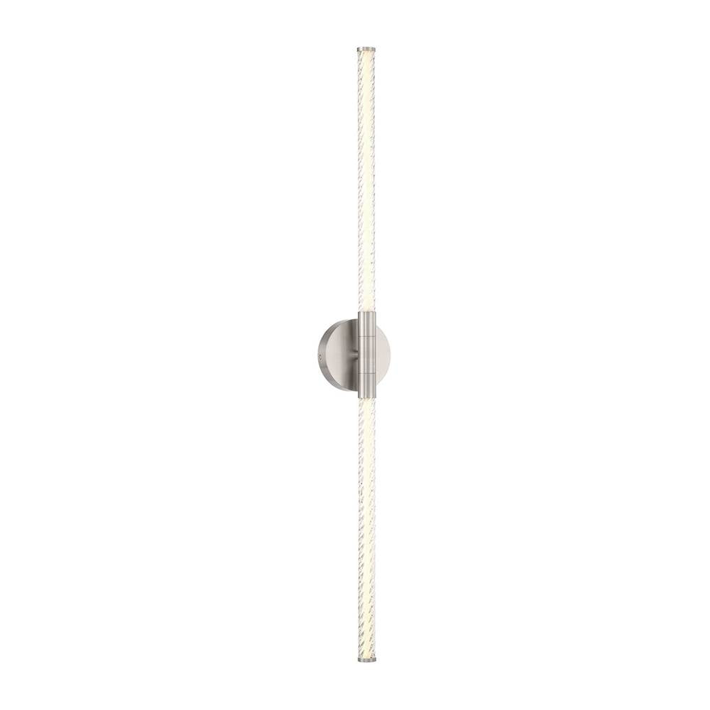 Lib&Co 12080-012 Satin Nickel Volterra, Large 2 Light Led Wall Mount, Satin Nickel Image 2