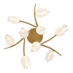 Lib&Co Belluno, 9 Light Led Ceiling Mount, Champagne Gold