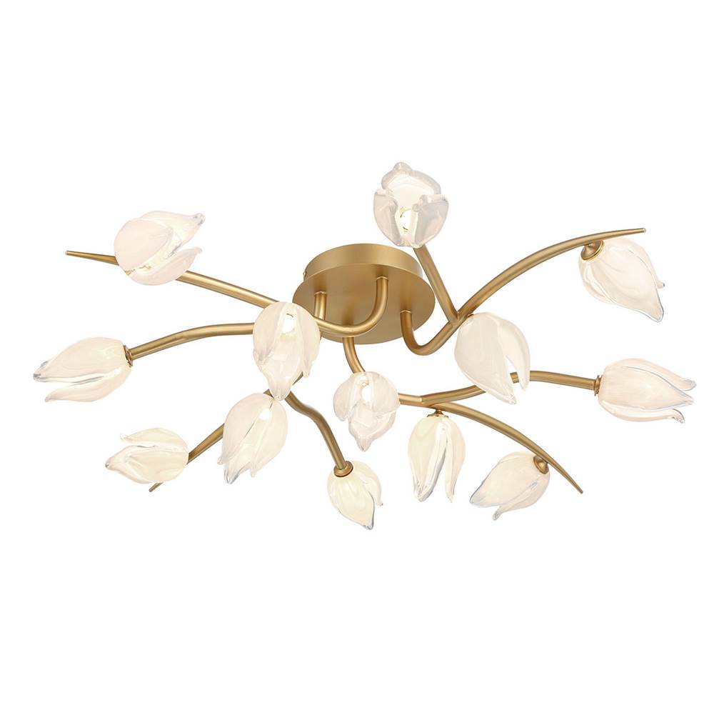 Lib&Co 12085-03 Champagne Gold Belluno,13 Light Led Ceiling Mount, Champagne Gold Image 1