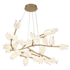 Lib&Co Belluno, 29 Light Led Chandelier, Champagne Gold