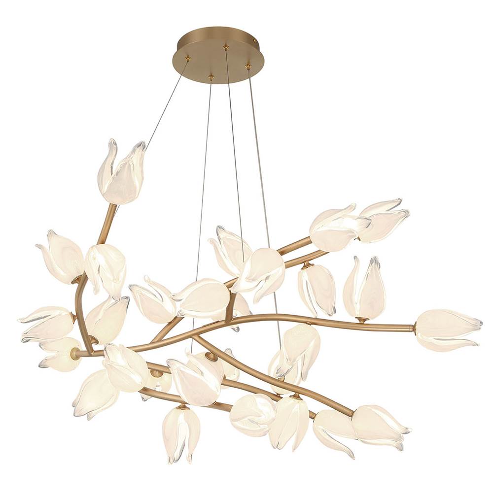 Lib&Co Belluno, 29 Light Led Chandelier, Champagne Gold