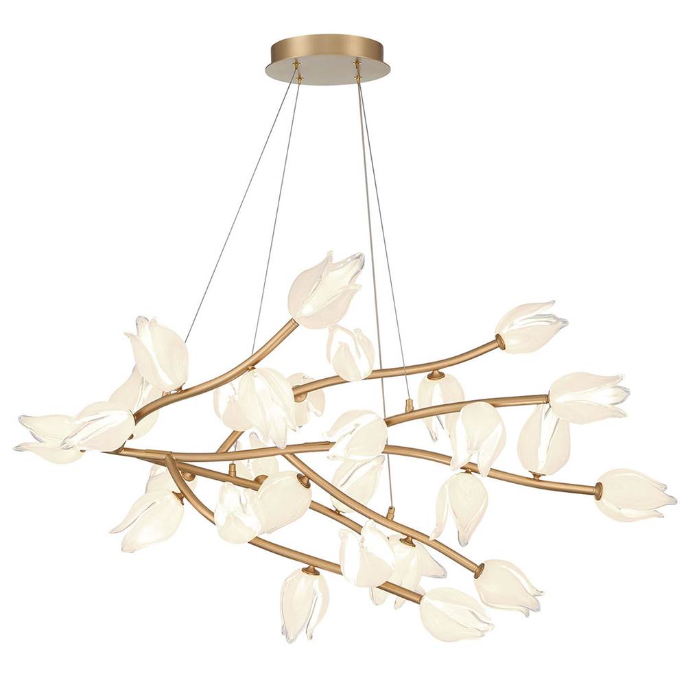 Lib&Co 12086-03 Champagne Gold Belluno, 29 Light Led Chandelier, Champagne Gold Image 1