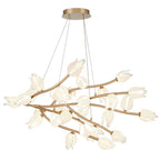 Lib&Co 12086-03 Champagne Gold Belluno, 29 Light Led Chandelier, Champagne Gold Image 1