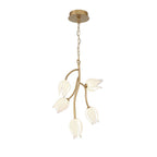 Lib&Co 12088-03 Champagne Gold Belluno, 5 Light Led Pendant, Champagne Gold Image 1