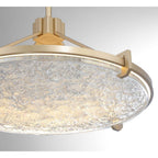 Lib&Co 12102-014 Brushed Gold Raffinato, Large Led Chandelier, Brushed Gold Image 2