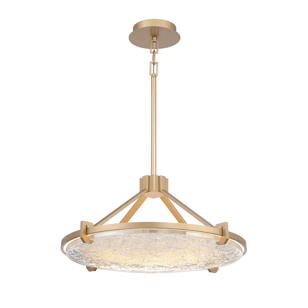Lib&Co 12102-014 Brushed Gold Raffinato, Large Led Chandelier, Brushed Gold Image 1