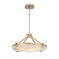 Lib&Co 12102-014 Brushed Gold Raffinato, Large Led Chandelier, Brushed Gold Image 1