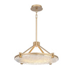 Lib&Co 12102-014 Brushed Gold Raffinato, Large Led Chandelier, Brushed Gold Image 1