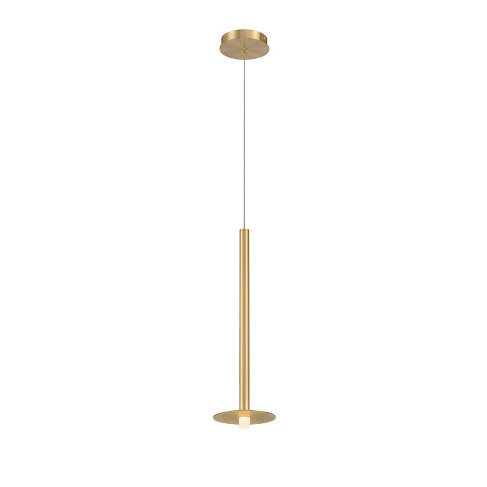 Lib&Co Piatto, 1 Light Led Pendant, Matte Black