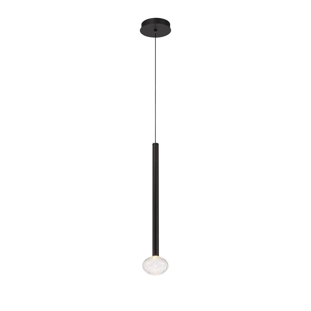 Lib&Co Soffio, 1 Light Led Pendant, Matte Black