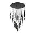 Lib&Co Soffio, 44 Light Round Led Chandelier, Matte Black