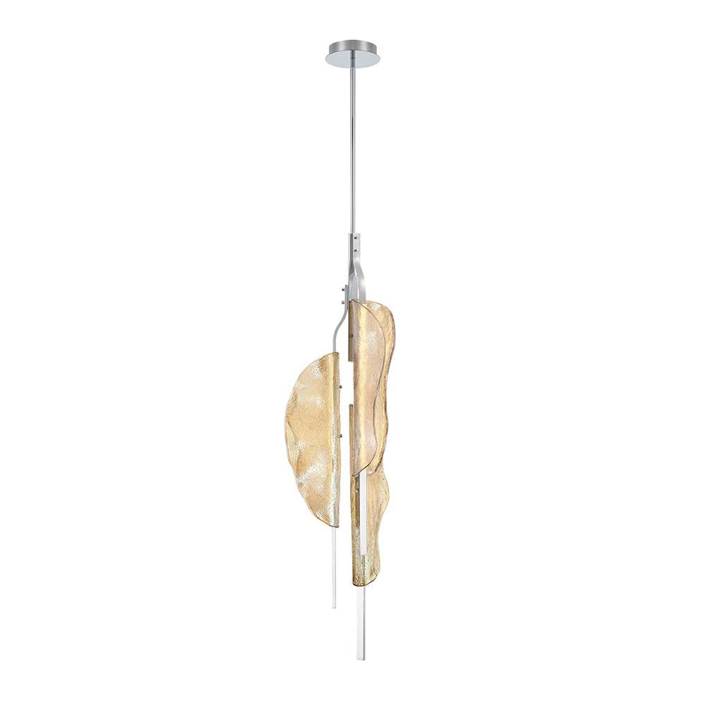 Lib&Co Savona, 3 Light Led Chandelier, Amber