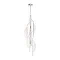 Lib&Co Savona, 6 Light Led Grand Chandelier, Clear