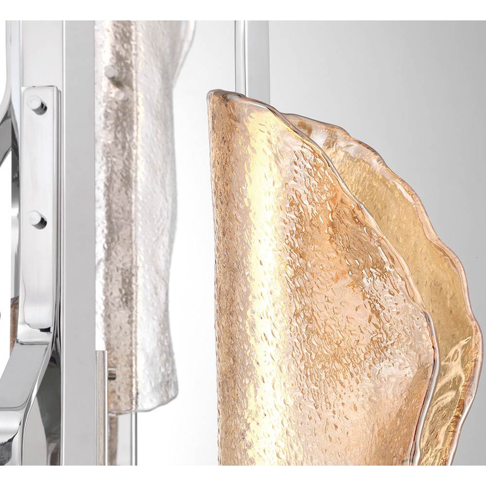 Lib&Co 12116-018 Chrome Savona, 6 Light Led Grand Chandelier, Amber Image 2
