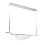 Lib&Co Savona, 1 Light Linear Led Chandelier, Clear