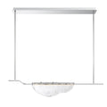 Lib&Co 12117-017 Chrome Savona, 1 Light Linear Led Chandelier, Clear Image 1