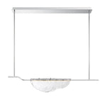 Lib&Co 12117-017 Chrome Savona, 1 Light Linear Led Chandelier, Clear Image 1