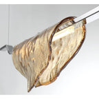 Lib&Co 12117-018 Chrome Savona, 1 Light Linear Led Chandelier, Amber Image 2