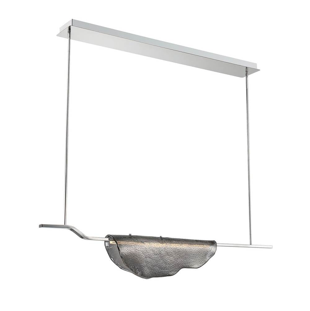 Lib&Co Savona, 1 Light Linear Led Chandelier, Smoke