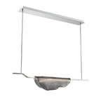 Lib&Co Savona, 1 Light Linear Led Chandelier, Smoke