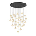 Lib&Co Calcolo, 31 Light Led Grand Chandelier, Matte Black