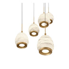 Lib&Co 12138-02 Matte Black Lucidata, 19 Light Round Led Chandelier, Matte Black Image 2