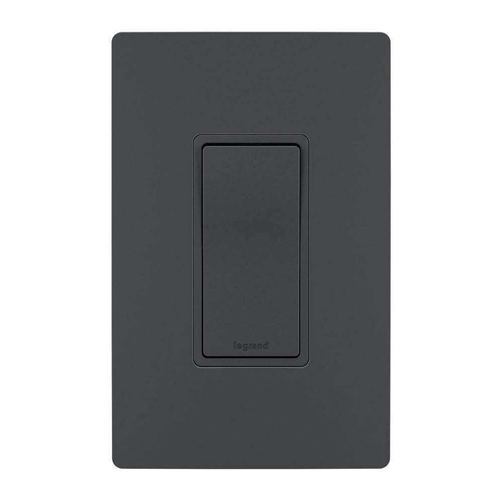 Legrand TM874GCC6 Graphite Radiant 15a 4-way Switch, Graphite Image 1