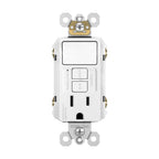 Legrand 1597SWTTRWCCD4 White Radiant Single-pole Switch With Tamper-resistant Self-test Gfci Outlet, White Image 3