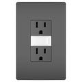Legrand Radiant 15a Tamper-resistant Outlet With Night Light, Black