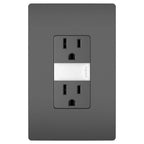 Legrand Radiant 15a Tamper-resistant Outlet With Night Light, Black