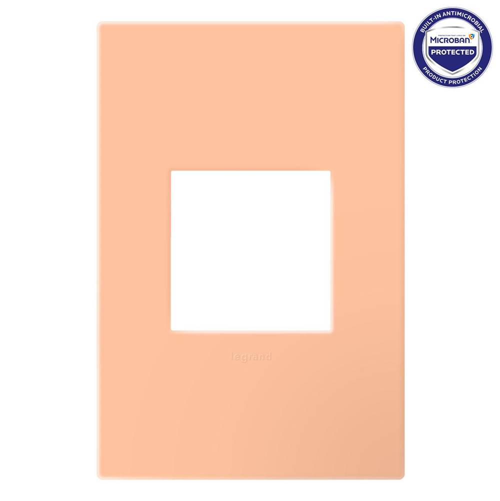 Legrand  Adorne Evergreen One-gang-plus Screwless Wall Plate With Microban