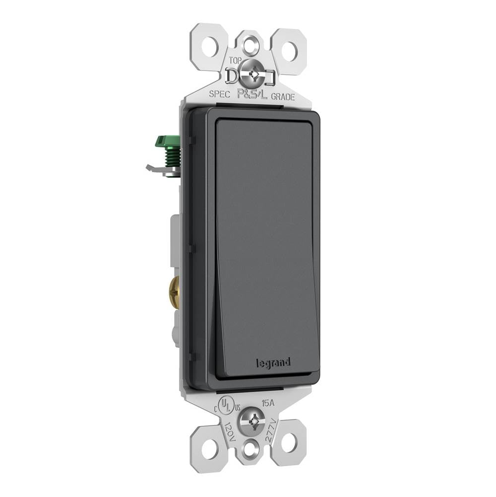 Legrand TM873GCC10 Graphite Radiant 15a 3-way Switch, Graphite Image 4