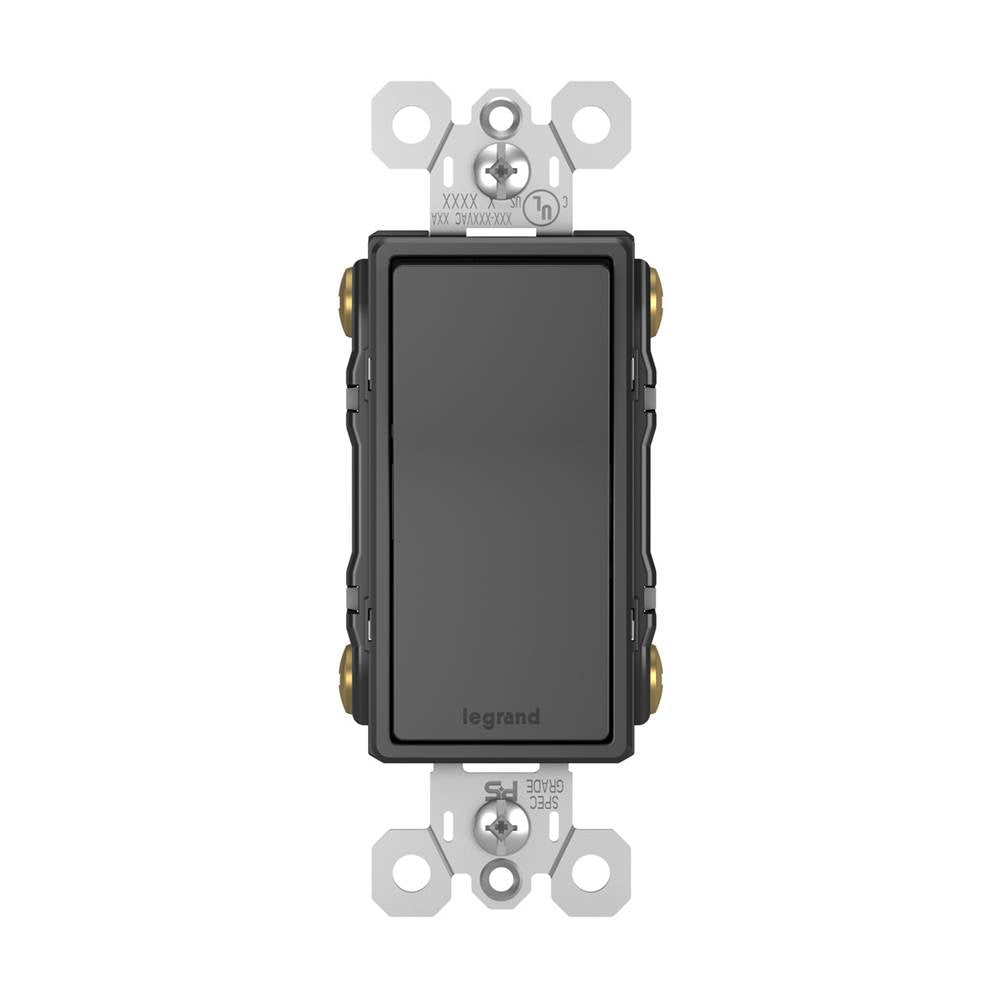 Legrand TM874BK Black Radiant 15a 4-way Switch, Black Image 2