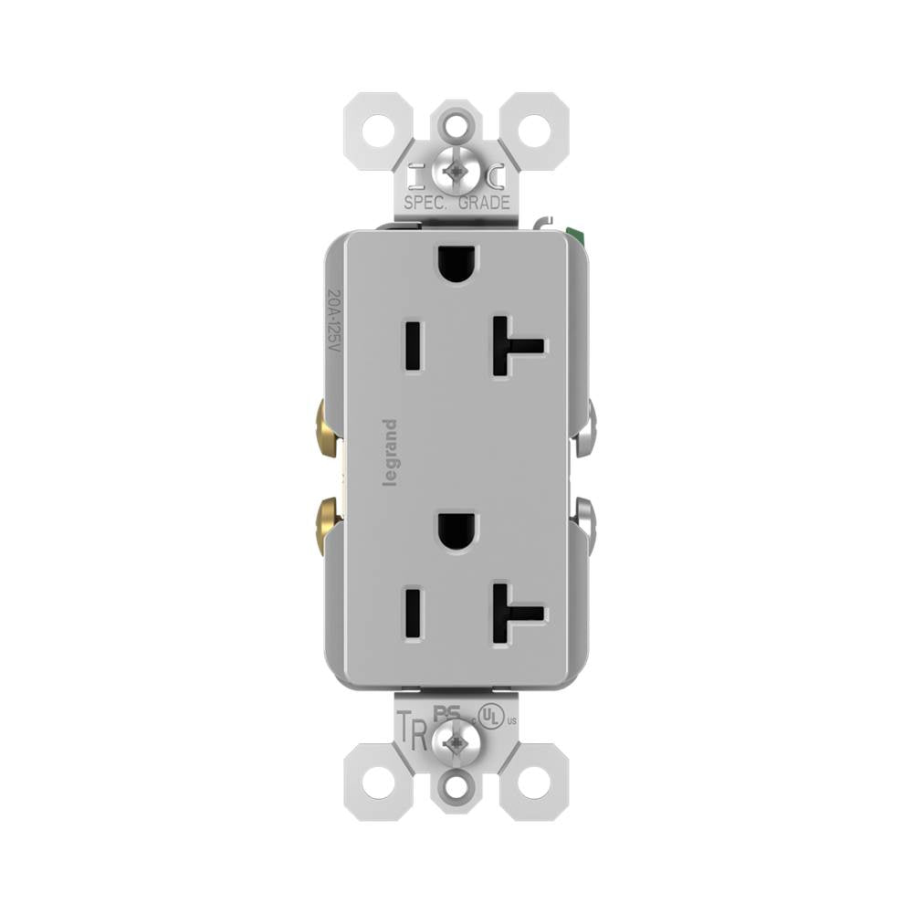 Legrand Radiant Spec-grade 20a Tamper-resistant Receptacle, Brown