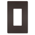 Legrand RWP26DBCC6 Dark Bronze Radiant One-gang Screwless Wall Plate, Dark Bronze Image 1