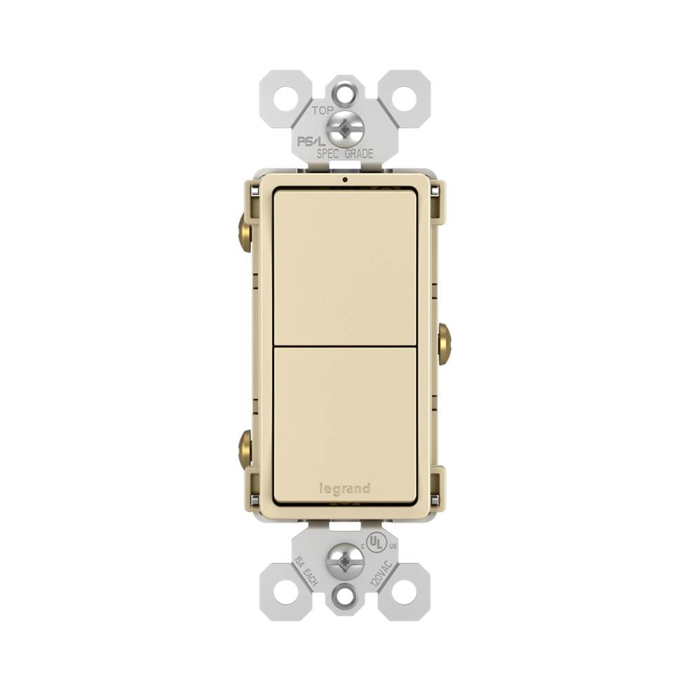 Legrand  Radiant Two Single-pole Switches