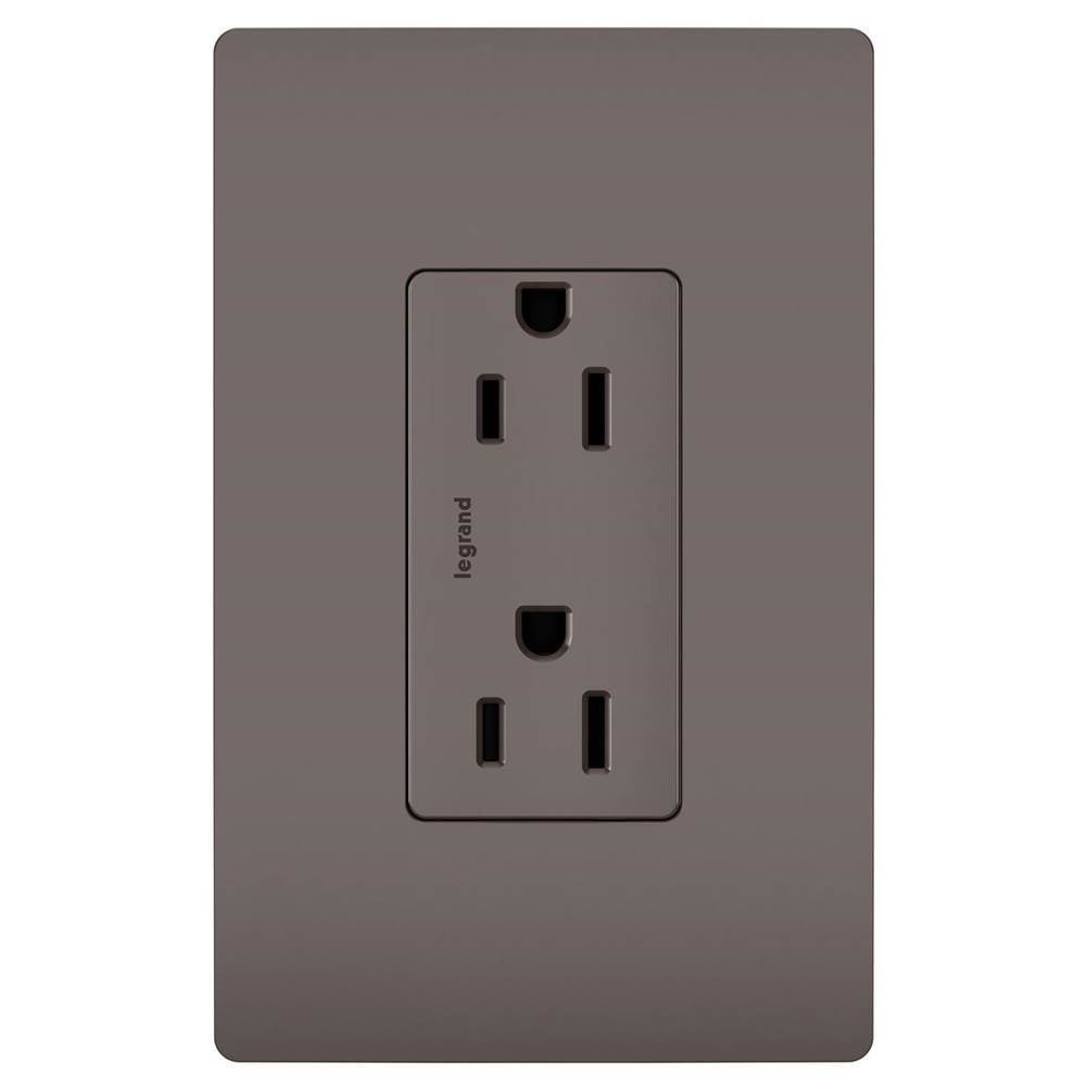 Legrand Radiant 15a 125v Duplex Tamper-resistant Outlet, Brown