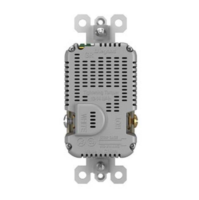 Legrand R26USBCC6NICCV4 Nickel Radiant 15a Tamper-resistant Ultra-fast Usb Type C/c Outlet, Nickel Image 4