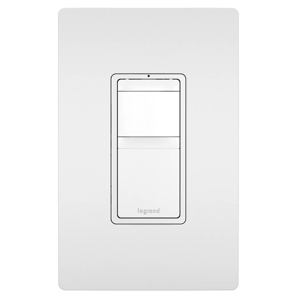 Legrand RRW600UTC White Radiant Single-pole/3-way Occupancy Sensor, White Image 1