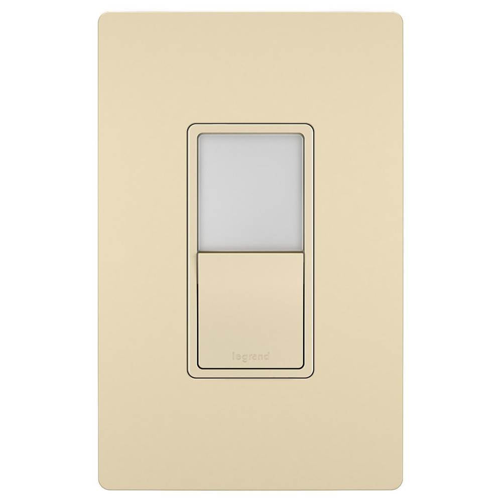 Legrand Radiant Single-pole/3-way Switch With Night Light, Black