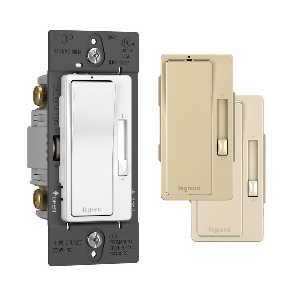 Legrand Radiant Cfl/led Dimmer, Tri Color (wh, Iv, La)