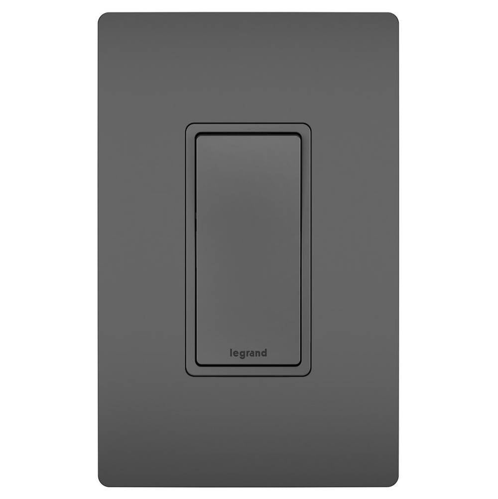 Legrand TM874BK Black Radiant 15a 4-way Switch, Black Image 1