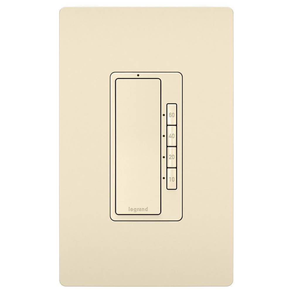 Legrand RT2LA Light Almond Radiant 4-button Digital Timer, Light Almond Image 1