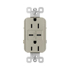 Legrand Radiant 15a Tamper-resistant Ultra-fast Usb Type C/c Outlet, Dark Bronze