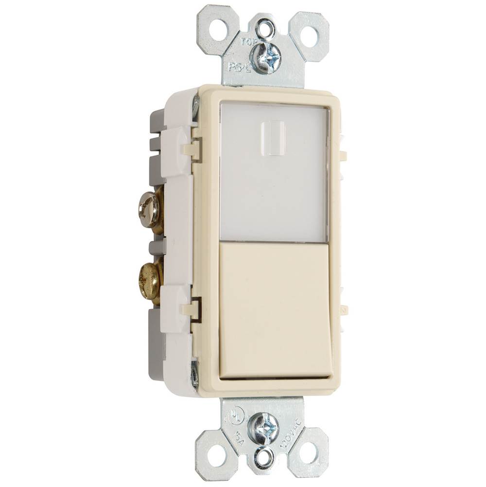 Legrand Radiant Single-pole/3-way Switch With Night Light, Black